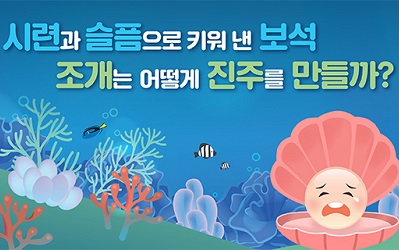 시련과 슬픔으로 키워 낸 보석 조개는 어떻게 진주를 만들까?의 사진